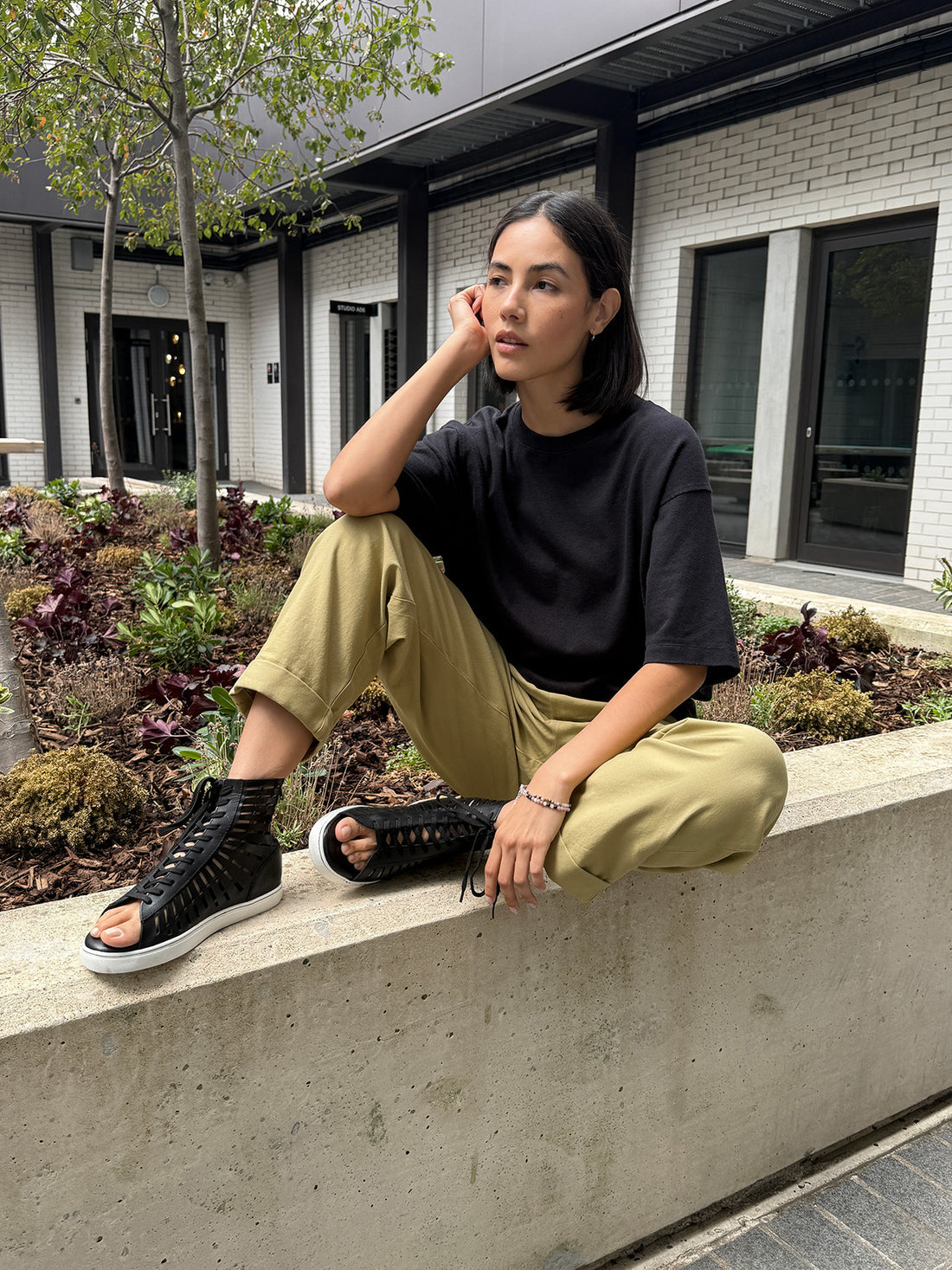 Sandales hybrides gladiateur