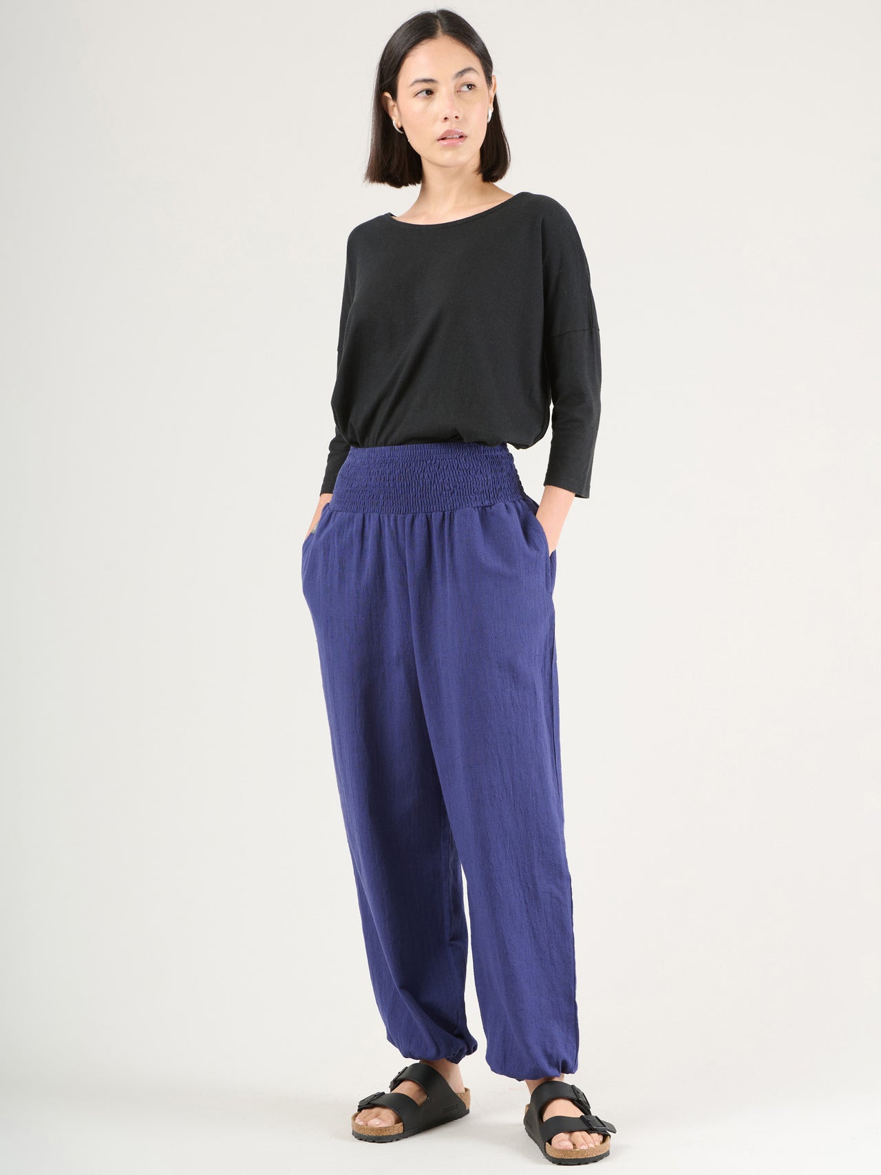 Harem Pants 2.0 - Handloom Cotton High Crotch