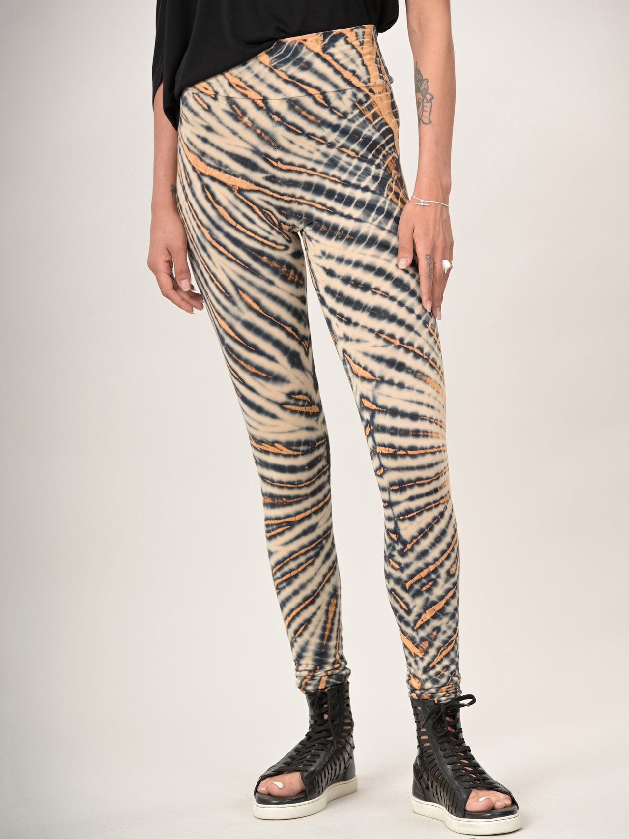 Legging Tie-Dye - Abricot