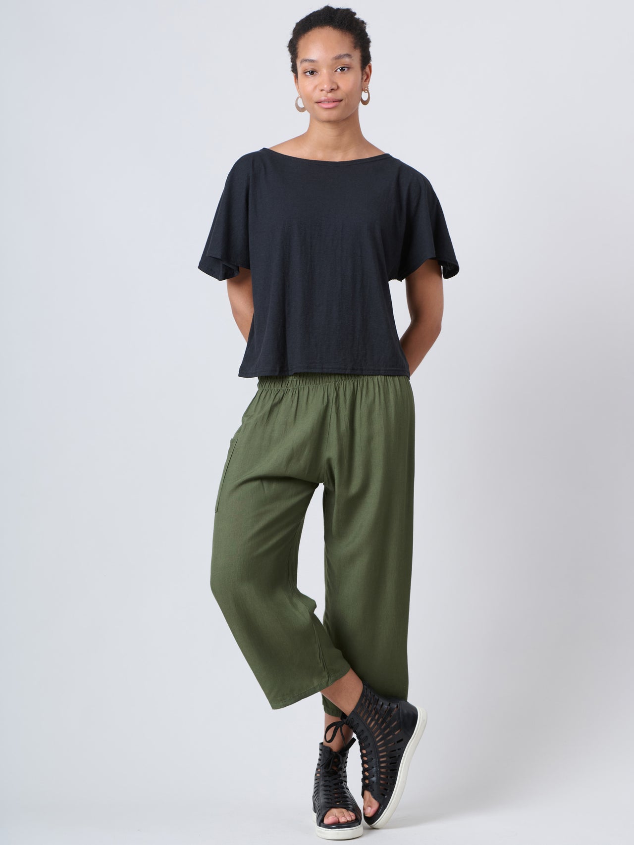 The Cropped - Plain Colour - Superior Rayon Fabric
