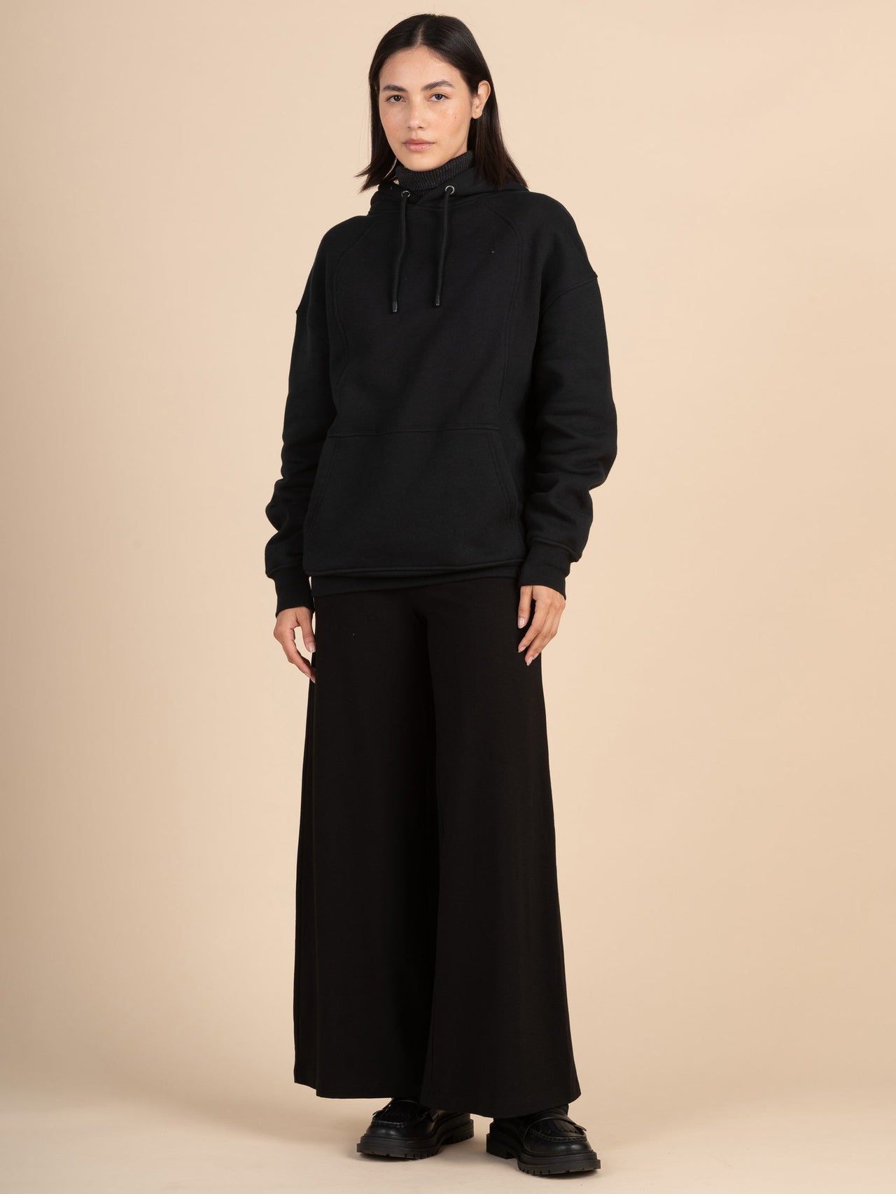 Ceylon - Sweat à capuche oversize en molleton de coton
