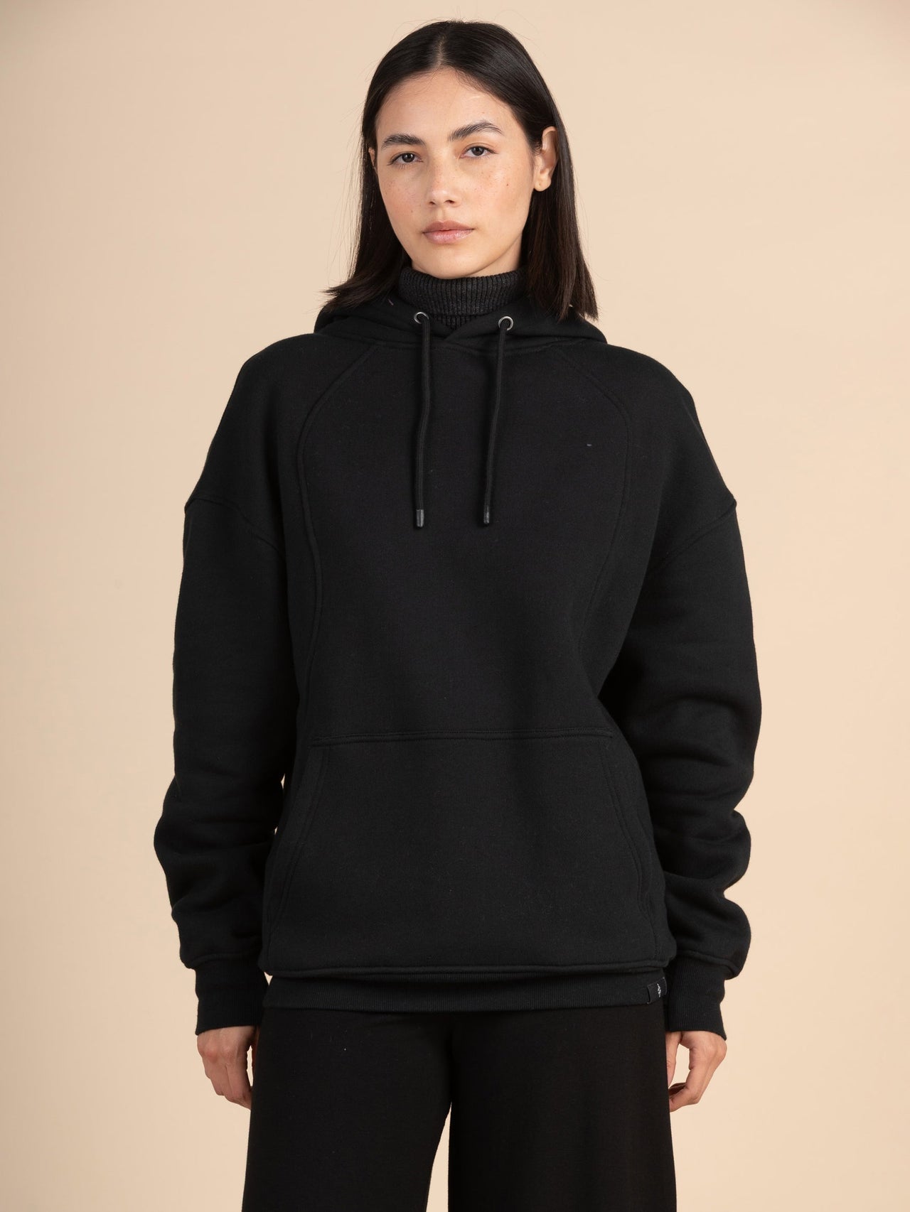 Ceylon - Sweat à capuche oversize en molleton de coton