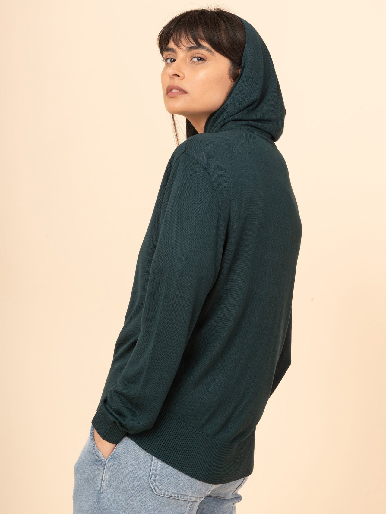 Kodiak - Sweat à capuche en viscose de bambou tricoté