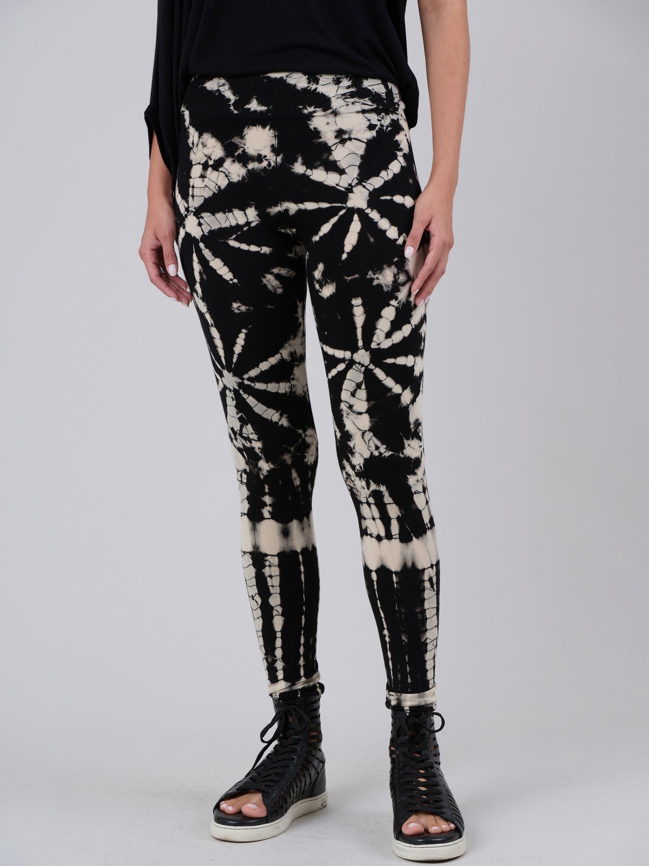 Legging Tie-Dye - Noir - Style 1