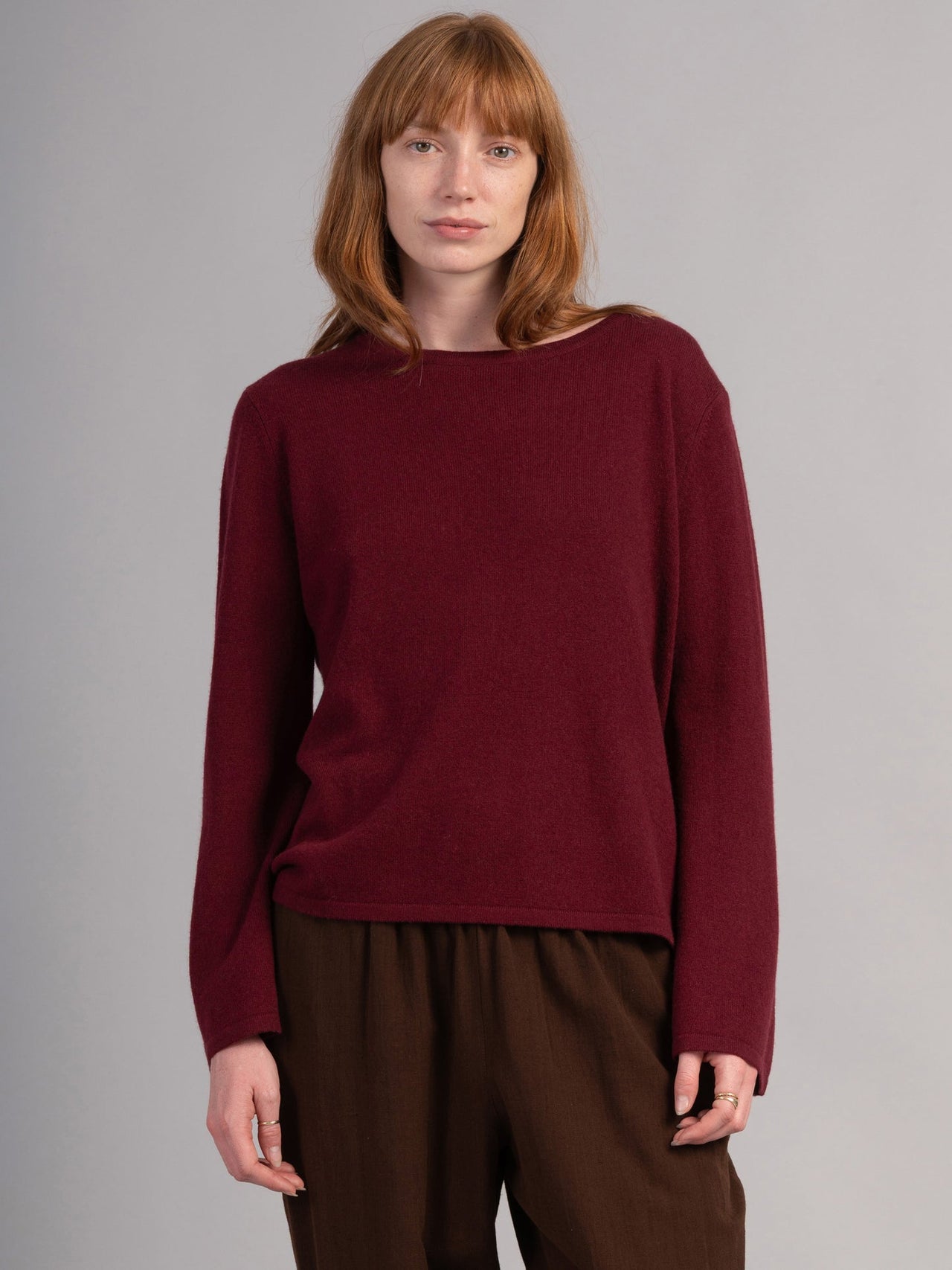 Elba - Pull en laine mérinos et bambou - Cordovan