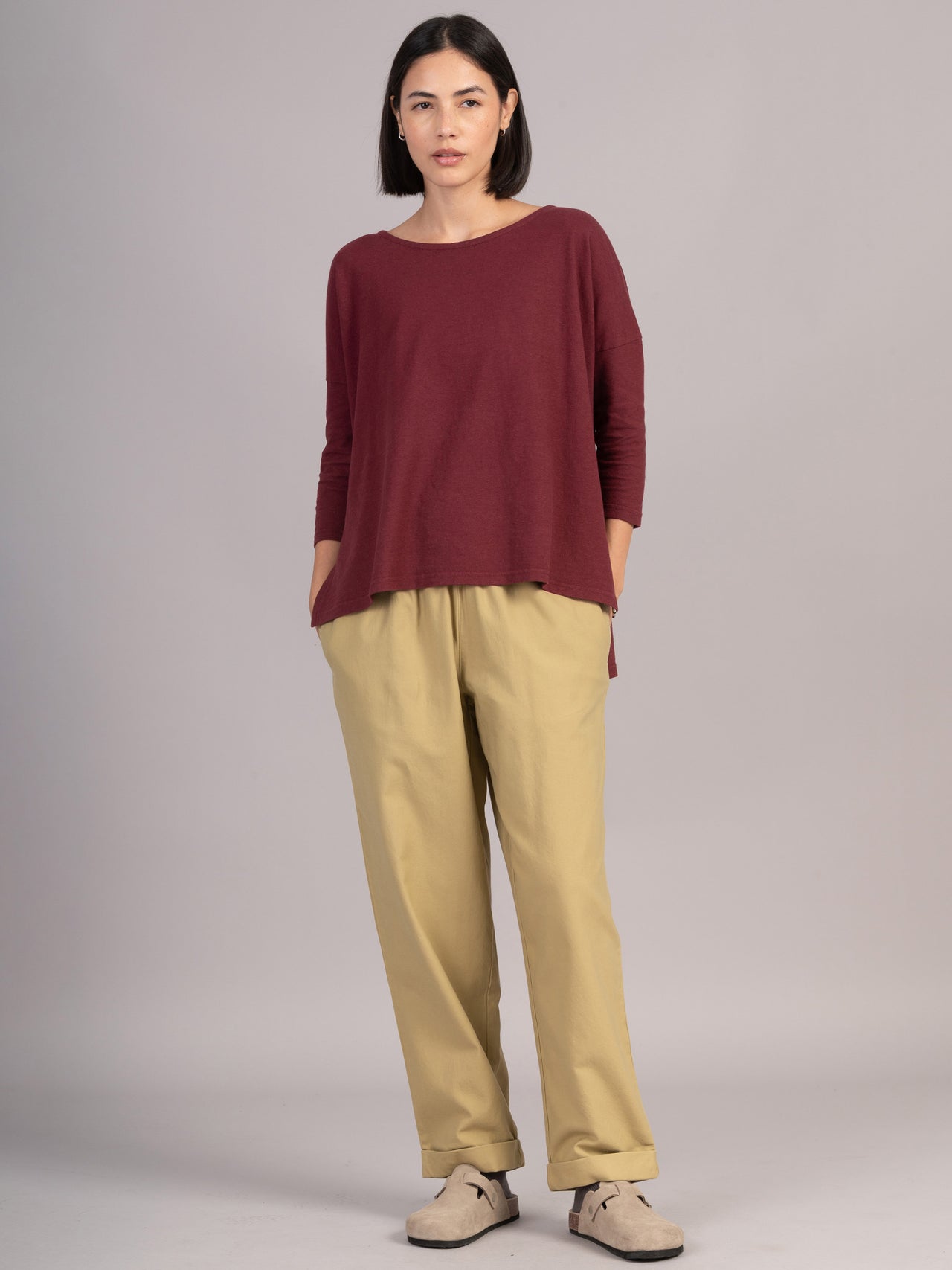 Riau - Organic Cotton Tapered Trousers