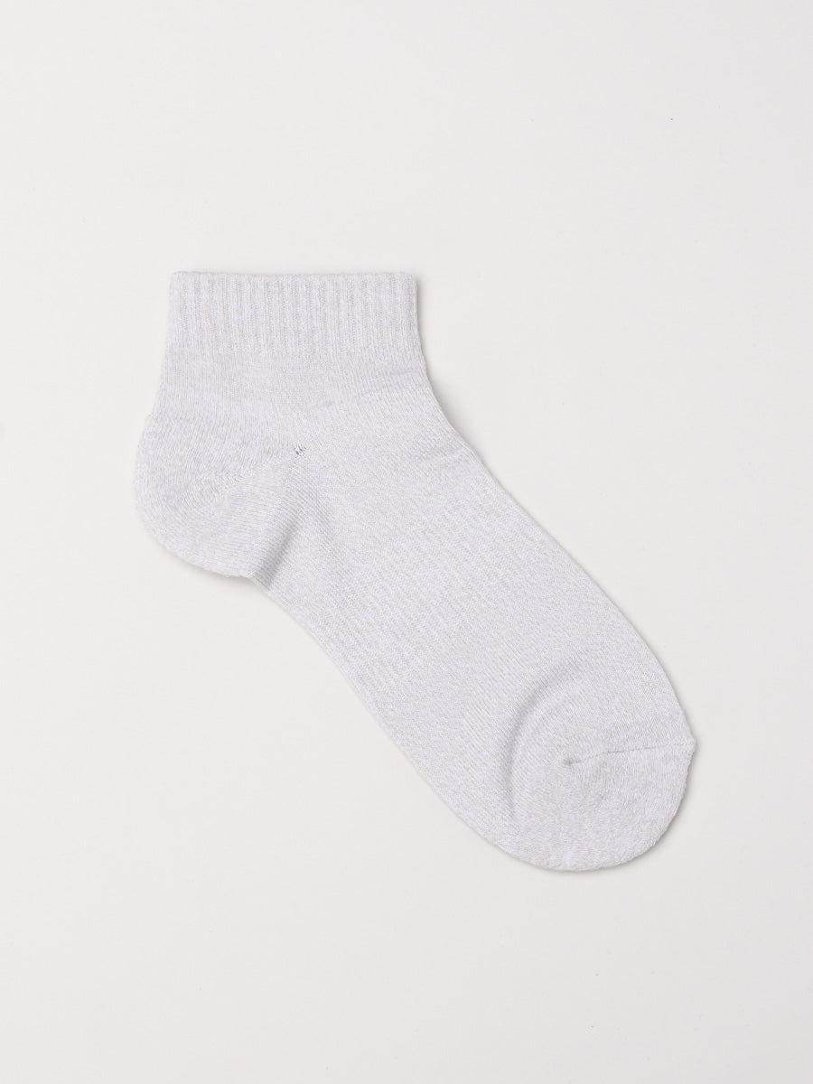 Hemp cotton cushioned trainer socks