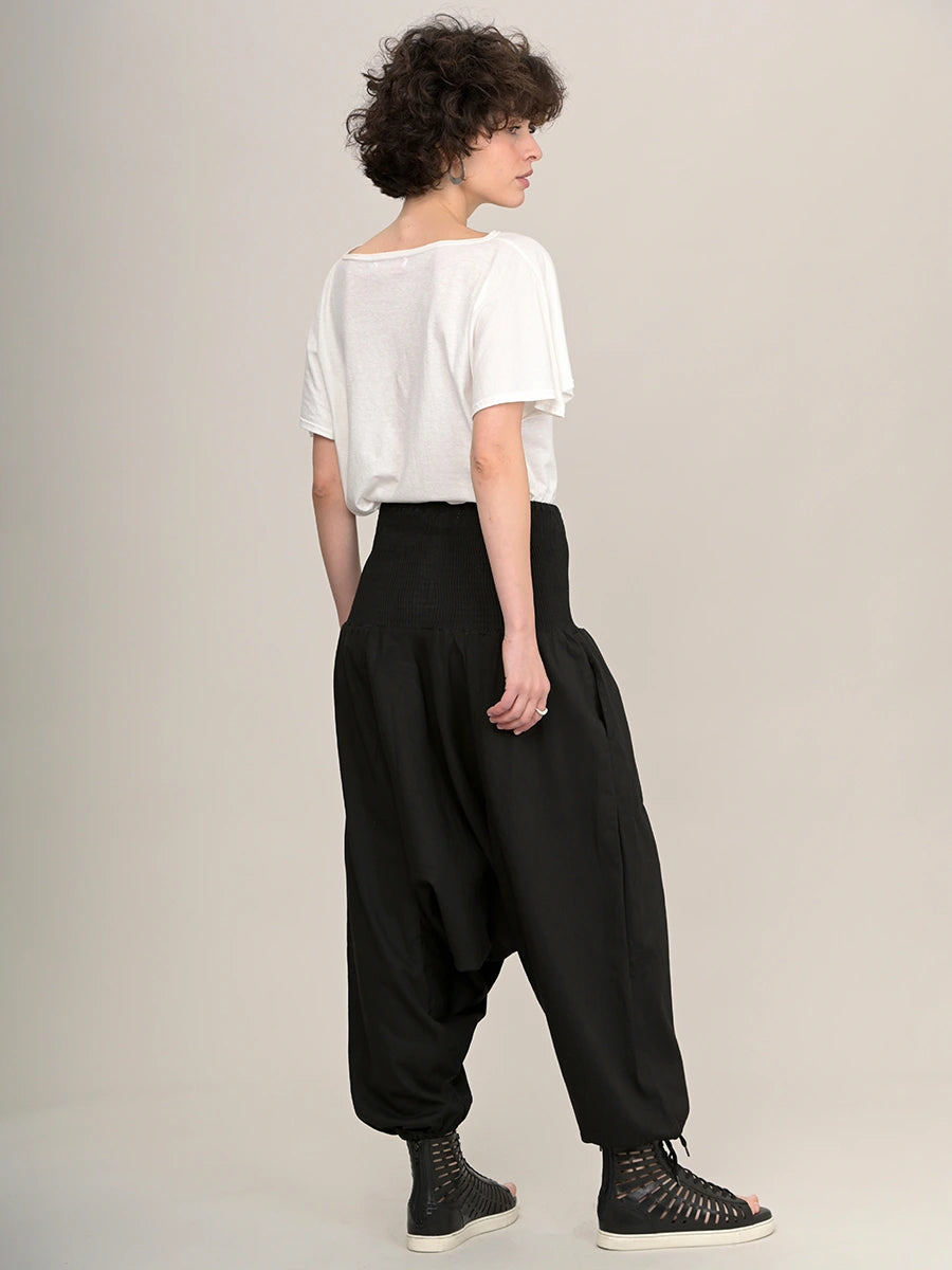 Organic Cotton Harem Pants - Low Crotch Organic Cotton Harem Pants - Low Crotch