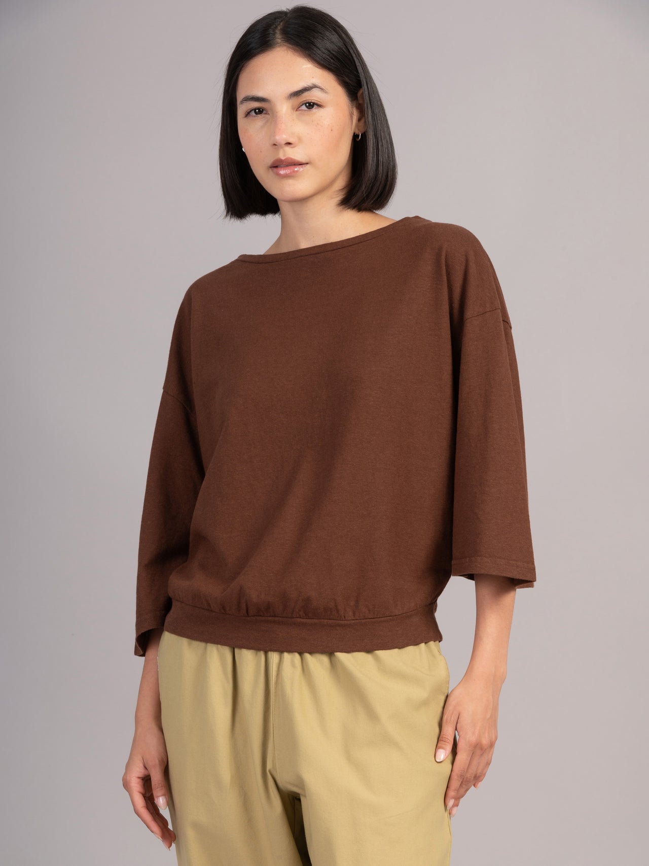 Heavyweight Hemp Organic Cotton Wide Sleeve T-Shirt
