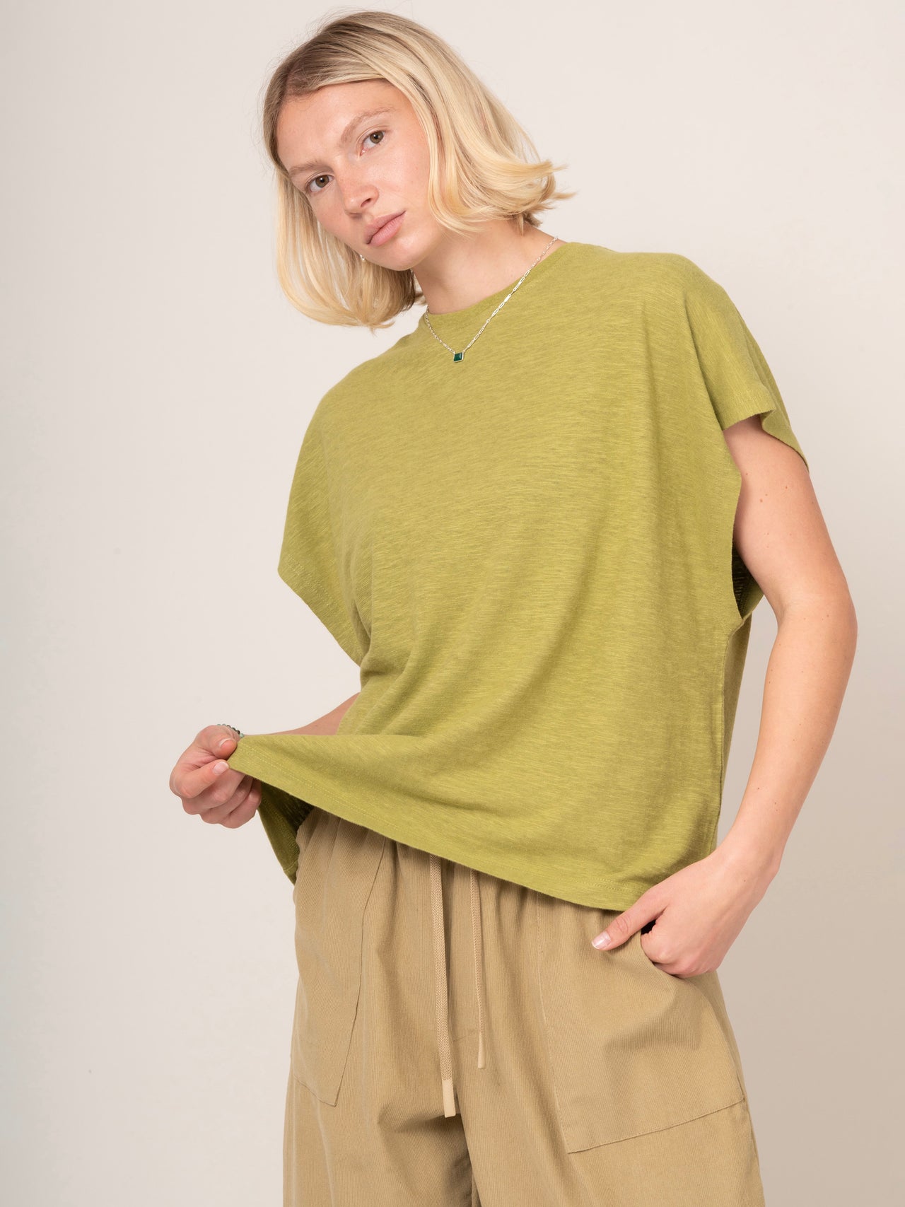 Hemp Cotton Slub Sumba T-shirt

