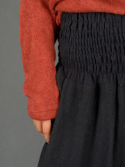 Sarouel laine noir uni | Forgotten Tribes - Vêtements ethniques - Urban Style